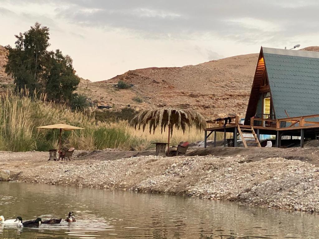 Отель Wadi Al-Hassa Camp Khawkhah Экстерьер фото